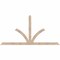 Ekena Millwork Richland Smooth Timber Gable Bracket, Douglas Fir, 84"W x 42"H x 1 1/2"D x 3 1/2"F, 12/12 Pitch GBW084X42X0204RIC00SDF - alternate 1